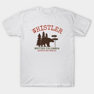 Whistler, British Columbia Bear T-Shirt